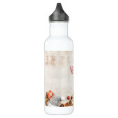 Met kerstmis behandelde items op een Rustige Woode Waterfles (Links)