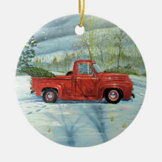 Met kerstmis de boom opknappen keramisch ornament