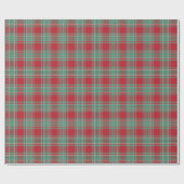 Met kersttang bekleed papier rood en mint groen (Vlak)