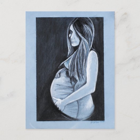 met kind - briefkaart (Voorkant)