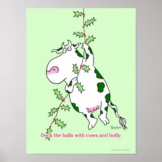 MET KOEIEN EN HOLLY-poster van Sandra Boynton Poster (Voorkant)