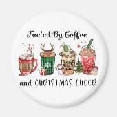Met koffie en kerstmis magneet (Voorkant)