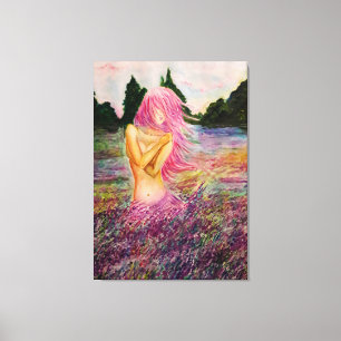 Met lavender Aroma Canvas afdrukken - schilderen