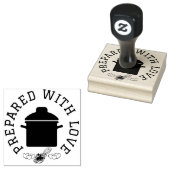 Met liefde bereid 	rubberstempel (Gestempeld)