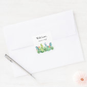 Met Liefde Boho Cactus Uitnodigingsenvelop Sticker (Envelop)