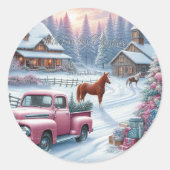 Met liefde Deze prachtige kerstset Sticker (Voorkant)