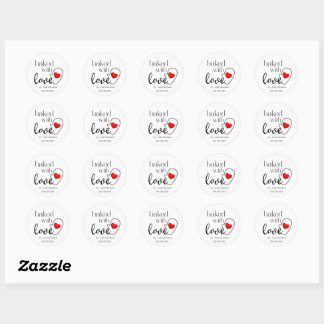 Met Liefde Gebakken Sticker