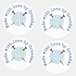 Met liefde gemaakt door oma die Iron-On Labels bre