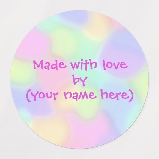 Met liefde gemaakt door persoonlijke labels (Design 2)