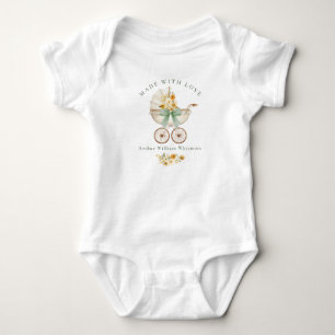 Met Liefde Gemaakt Vintage Koffer Baby Bodysuit