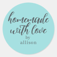 Met liefde gemaakte gepersonaliseerde turquoise ca