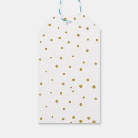 met liefde | Goud Modern Calligrafie Gift Label Cadeaulabel (Achterkant)