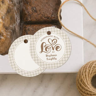 Met Liefde Handgemaakt Gepersonaliseerd Neutraal G Bedankjes Labels