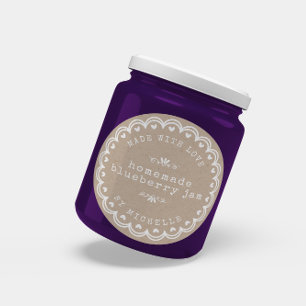 Met Liefde Handgemaakte Jam Label Inblikken Sticke