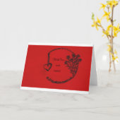 Met liefde kaart (Gele Bloem)