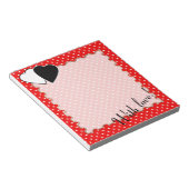 Met liefde! notitieblok (Schuin)