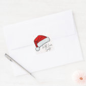 Met liefde Santa Kerst sticker (Envelop)