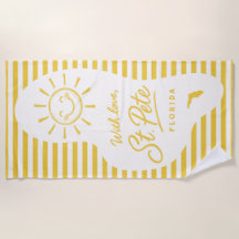 Met Liefde St Pete Badhanddoek