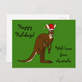 Met liefde uit Australië Feestdagenkaart (Voorkant / Achterkant)