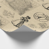 Met liefde uit Frankrijk Cadeaupapier (Hoek)