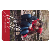 Met Liefde Vaderdag Foto Magneet (Horizontaal)