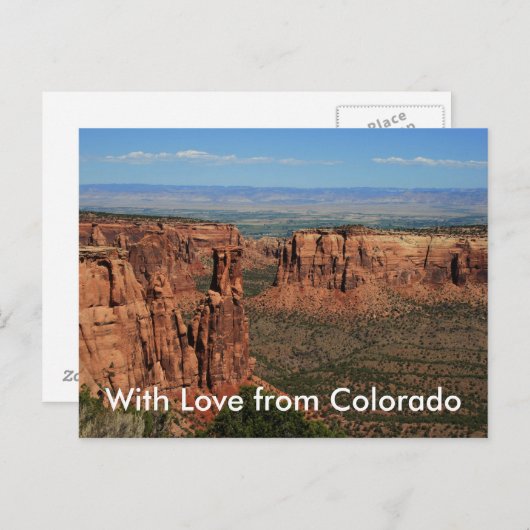 Met liefde van Colorado Briefkaart (Voorkant / Achterkant)