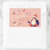 met liefde van Secret Santa sticker (Tas)