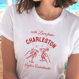 Met liefde van [Your City] Custom Bachelorette T-shirt