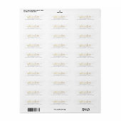 Met liefde voor Gold Script en aangepaste familien Etiket (Full Sheet)
