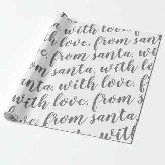 met liefde voor santa cadeaupapier