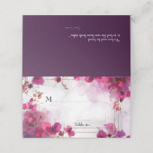 💍Met liefdescitaat Fuchsia Enchantment Waterverf (Buitenkant ongevouwen)