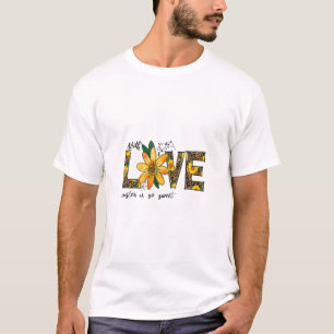 Met liefdesPasen is zo'n zoete brokkunst. T-shirt