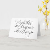 MET **LIJFDE** VOOR JOU MET KERST KAART (Gele Bloem)