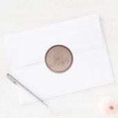 Met Love Hazel Wax Seal Sticker (Envelop)
