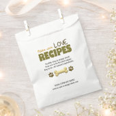 Met Love-Puppy Dog Trees-CUSTOM FAVOR BAGS Bedankzakje (Geknipt)