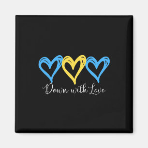 met 'Love World Down'-syndroom Magneet