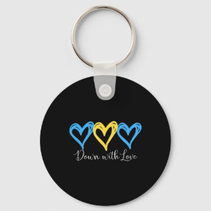  met 'Love World Down'-syndroom Sleutelhanger