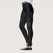 Met Medusa werken op zwarte Leggings, hete slang. Leggings (Links)