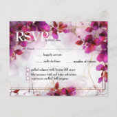 Met menu Fuchsia Enchantment: Waterverf (Voorkant)