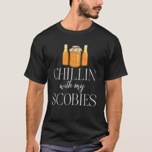 Met mijn cobies op Kombucha Brewer Apparel T-shirt