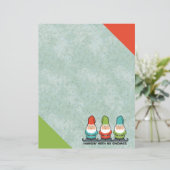 Met mijn Gnomen Homies Cute Briefpapier (Staand voorkant)