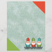 Met mijn Gnomen Homies Cute Briefpapier (Voorkant)