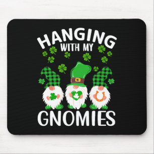 Met mijn gnomen spelen we op St Patricks Day Green Muismat