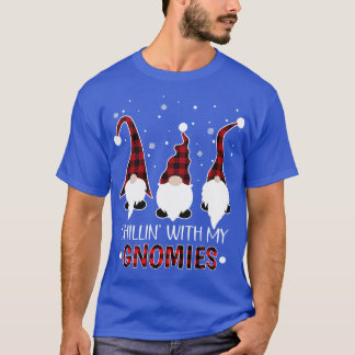 Met Mijn Gnomies Grappige Gnome Kerst Bijpassende  T-shirt