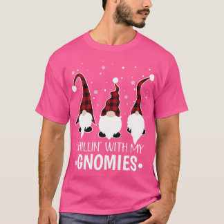 Met Mijn Gnomies Grappige Gnome Kerst Bijpassende  T-shirt