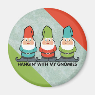 Met mijn Gnomies Homies Magnet Magneet