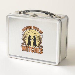 Met mijn heksen hangen Vintage Halloween-ontwerp_1
