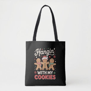 Met mijn koekjes gemberbrood Kerstmis Leraar Draagtas