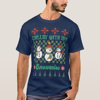 Met mijn sneeuwmuizen t-shirt