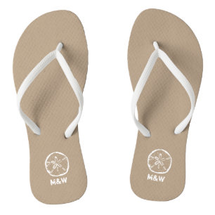 Met monogram gesigneerde strandschoenen voor een s teenslippers